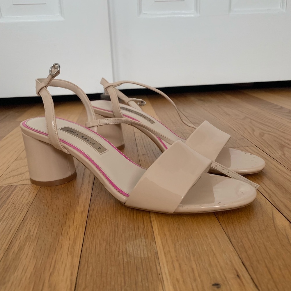 ZARA Basic Nude Heels